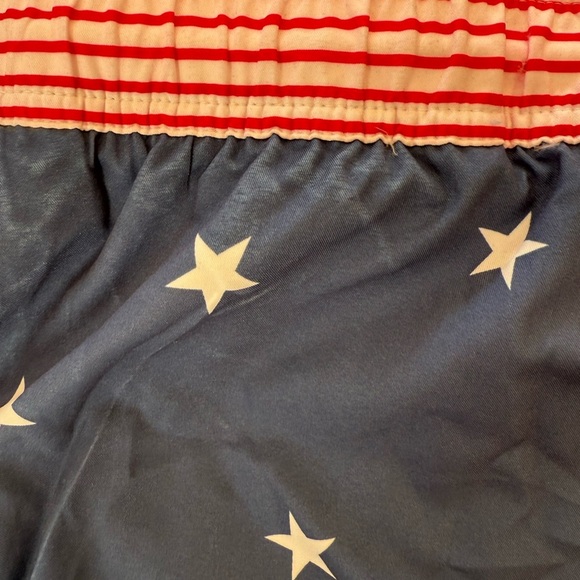 NWT Brooks Brothers Swim Trunks XXL Red Blue Flag Shorts Swimsuit *color Flaw - Picture 14 of 14